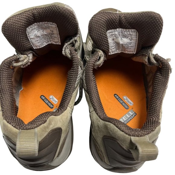 Merrell 7.5 Womens Siren Ventilator Sage Brown Tan Leather Hiking Sneaker Boots - Picture 8 of 10